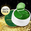 60pc Seaweed Hyaluronic Acid Collagen Eye Mask Patches Under Eye Mask Patch HIP 1pcs