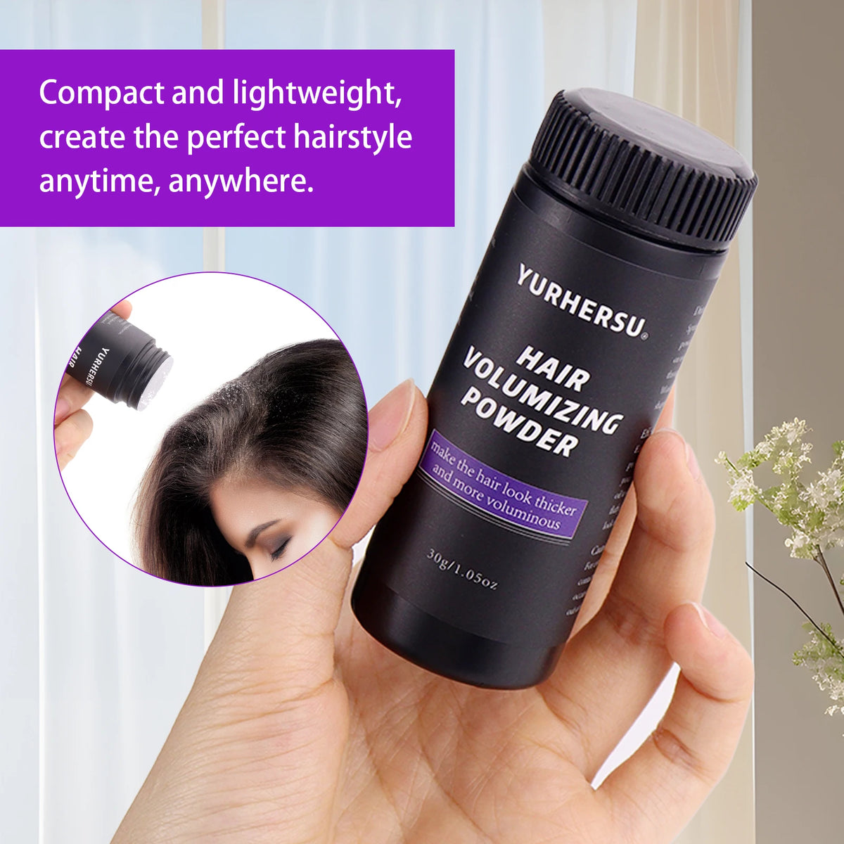 YURHERSU Hair Volumizing Powder – Volume & Dry Shampoo Hair Volumizing Powder HIP
