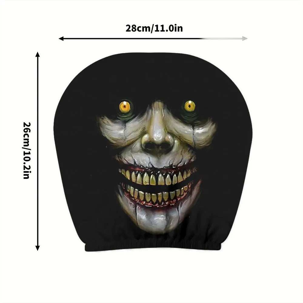 Gothic Demon Eye Headrest Covers – 2-Piece Car Decor Set Car Headrest Covers HIP