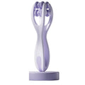 RUZOFO Dual-Row Roller Finger Massager – Portable Hand Tool Finger Roller Massager HIP C744-Purple-1pcs