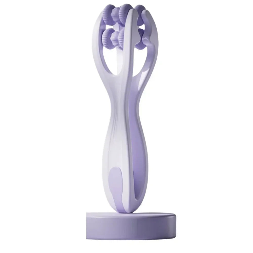 RUZOFO Dual-Row Roller Finger Massager – Portable Hand Tool Finger Roller Massager HIP C744-Purple-1pcs