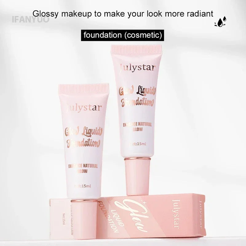 Liquid Pearlescent Foundation High Coverage Concealer 3D Contour Shadow Waterproof Lasting Brighten Shiny Face Body Highlighter HIP