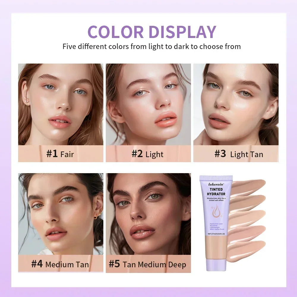 Tinted Hydrator Full Coverage Foundation – Semi-Matte Finish Tinted Moisturizer HIP