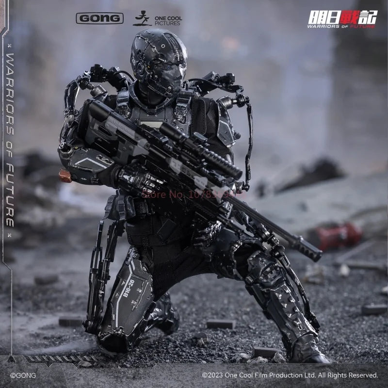 Warriors of Future Tyler Johnson GONG Action Figure 22.5cm Collectible Action Figure HIP