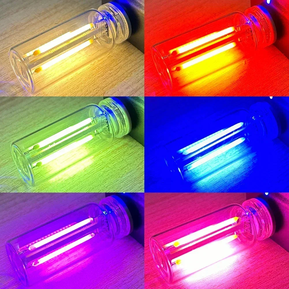 USB Touch Control LED Night Light Atmosphere Light Edison Bulb Incandescent Lamp LED Filament Light Bulb Bedroom Decoration DIY HIP