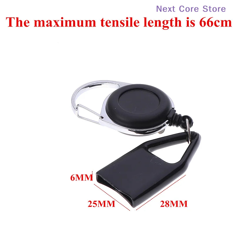 Silicone Lighter Leash Retractable Keychain Clip Holder Lighter Keychain Holder HIP