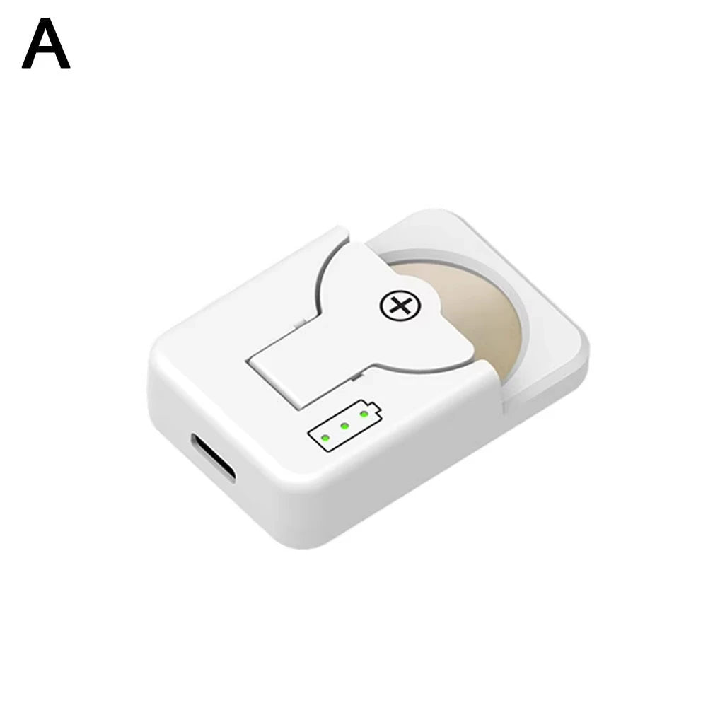 Universal LIR Button Battery Charger – Type-C & LED Indicator Battery Charger HIP White