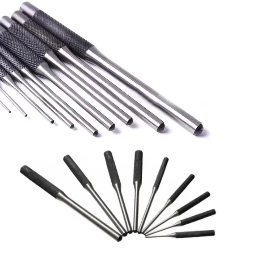 9-Piece Steel Roll Pin Punch Set with Carry Case | HIP Pin Punch Set HIP