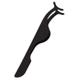 False Eyelash Applicator Tweezer & Auxiliary Curler Tool Eyelash Applicator Tool HIP C739-Black-1pcs