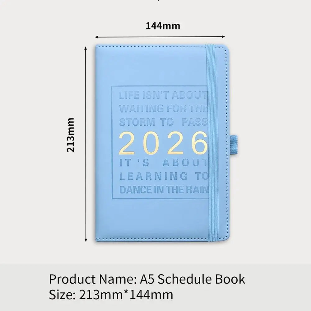 A5 2026 Daily Planner Notebook – Schedule, Calendar & To-Do Daily Planner Notebook HIP