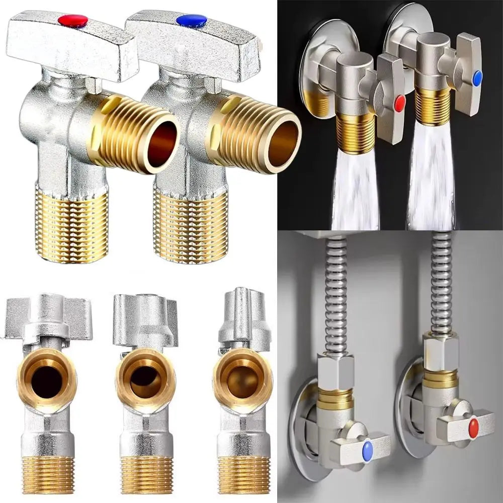 G1/2" Brass Ball Stop Valve – Hot & Cold Large Flow Brass Ball Stop Valve HIP