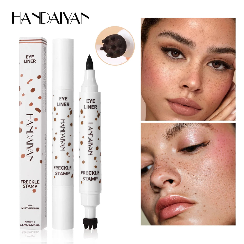 Handaiyan Double-Head Freckle Stamp Pen & Eyeliner – Waterproof Freckle Stamp Eyeliner HIP