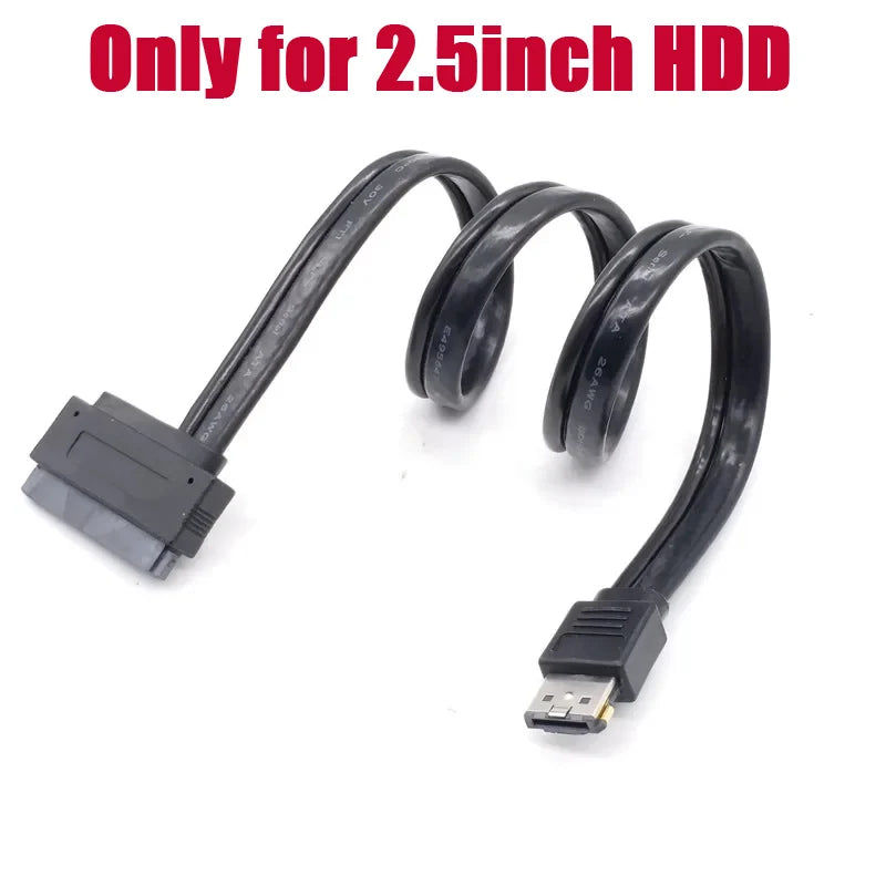 eSATA USB Combo to 22-Pin SATA Cable Adapter | 2.5" HDD HDD Adapter Cable HIP