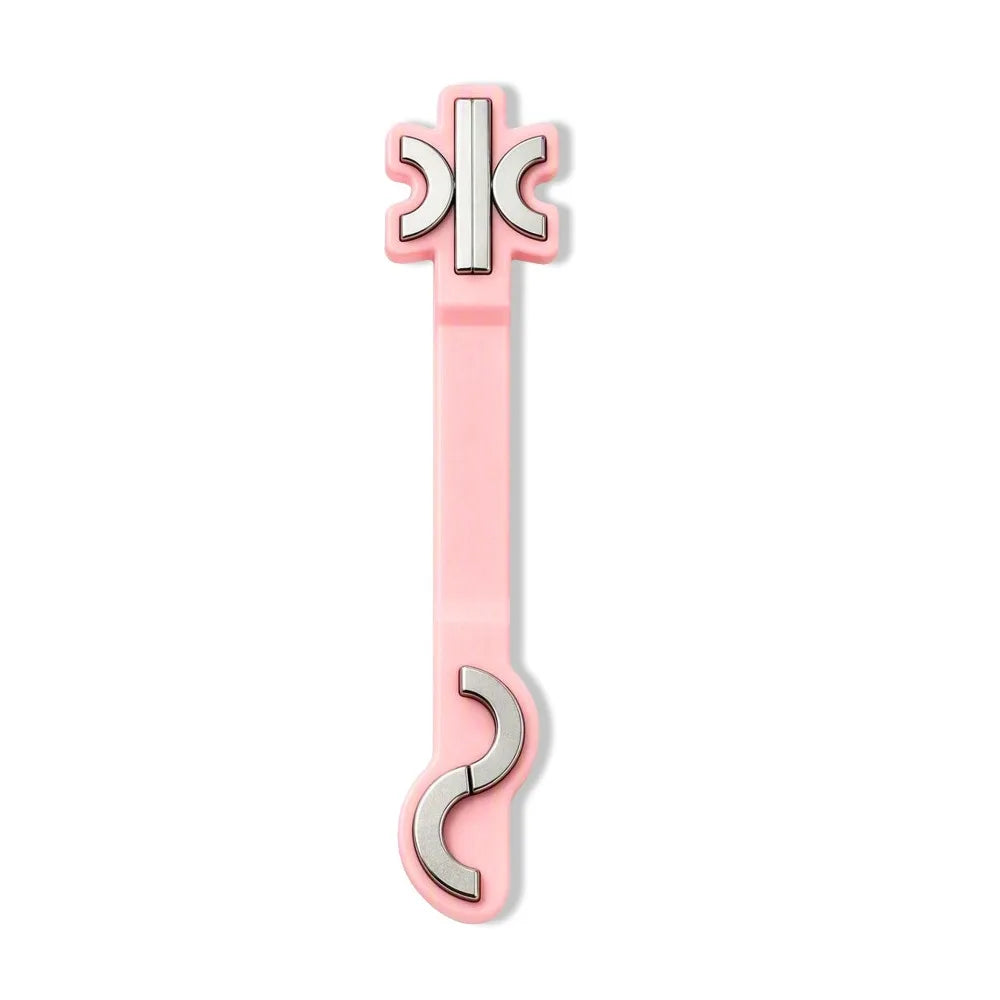 S Shape Twisted Nail Art Magnetic Wand Fancy Swirl Magnet Nail Art Various Cat Eye Pattern Effect DIY Nail Salon Accessory HIP Pink 1Pc