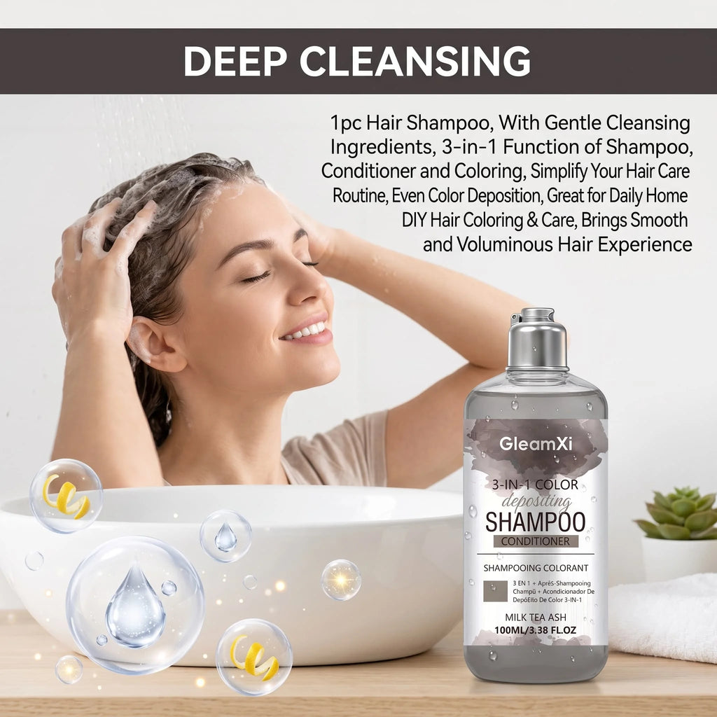 3-in-1 Hair Dye Shampoo – Colour, Cleanse & Smooth Frizz Hair Dye Shampoo HIP