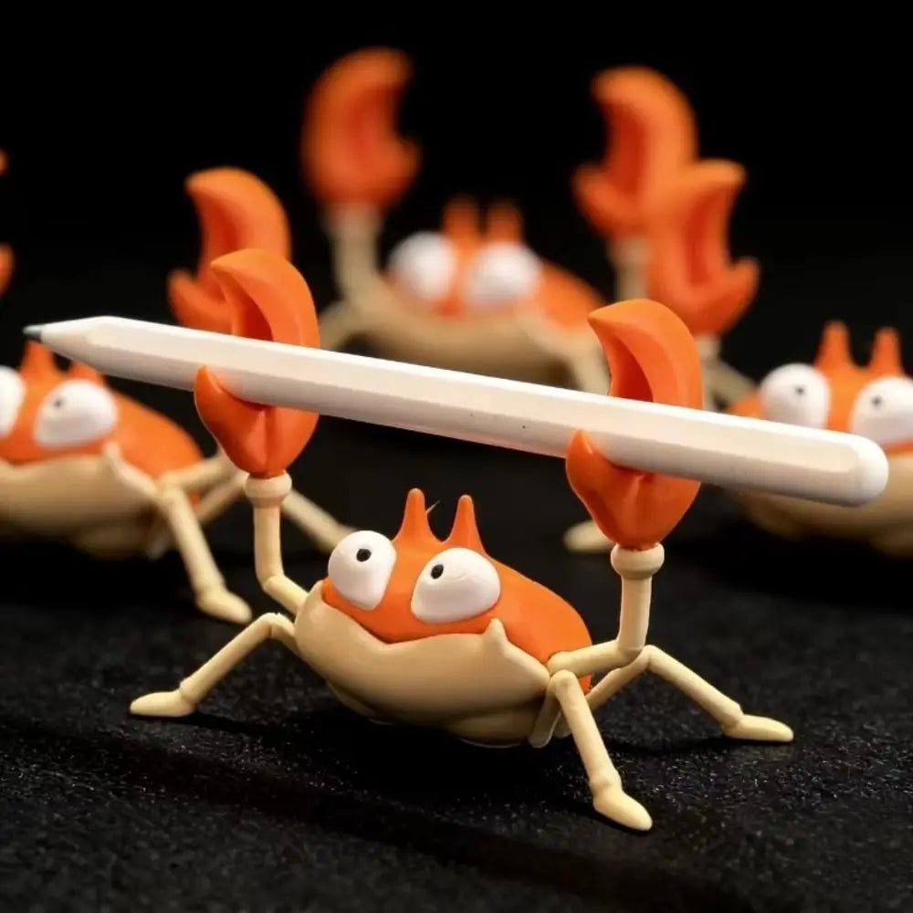 Weightlifting Crab Pen Holder – Novelty PLA Desk Organizer Novelty Pen Holder HIP