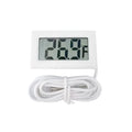 Portable Waterproof Probe Digital Thermometer Temperature Sensor for Fish Tanks Commercial Hydroponic Greenhouses HIP White Fahrenheit