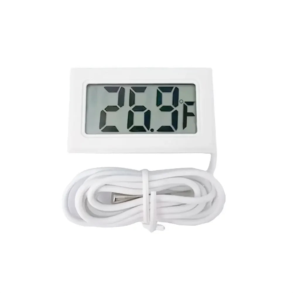 Portable Waterproof Probe Digital Thermometer Temperature Sensor for Fish Tanks Commercial Hydroponic Greenhouses HIP White Fahrenheit