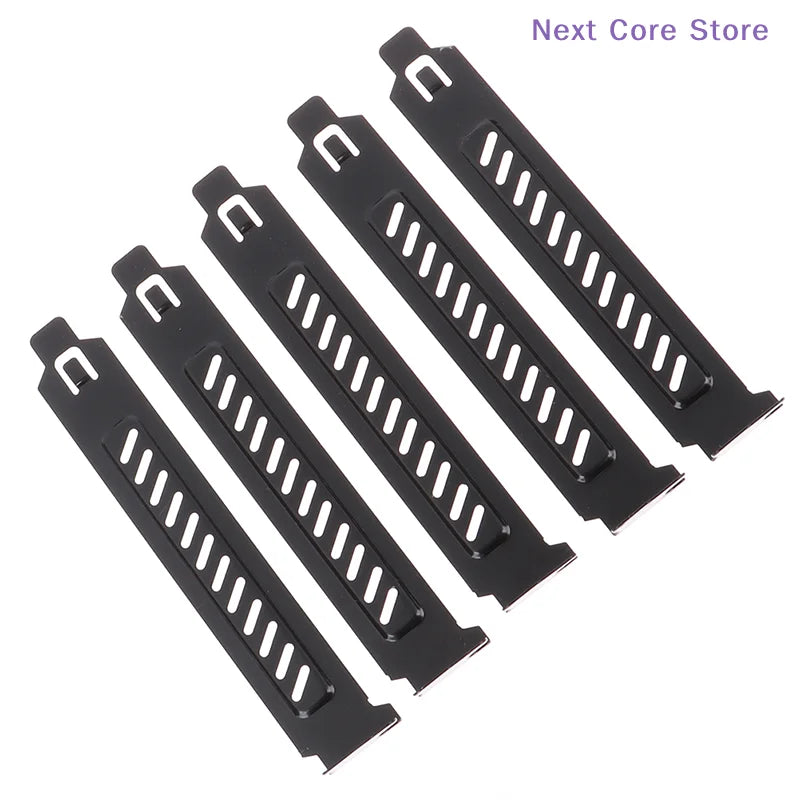 5-Pack Vented PCI Slot Covers – Stainless Steel Dust Filter PCI Slot Cover HIP