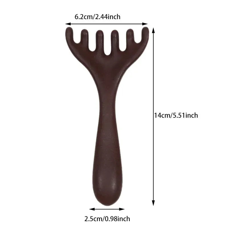 Anti-Static 6-Claw Head Massager Gua Sha Scalp Comb Scalp Massage Comb HIP C731-A-1pcs