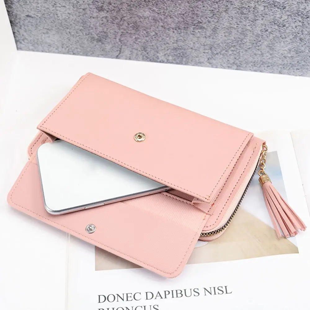 Small Crossbody Bag – Card Holder, Phone Pocket & Tassel Crossbody Shoulder Bag HIP