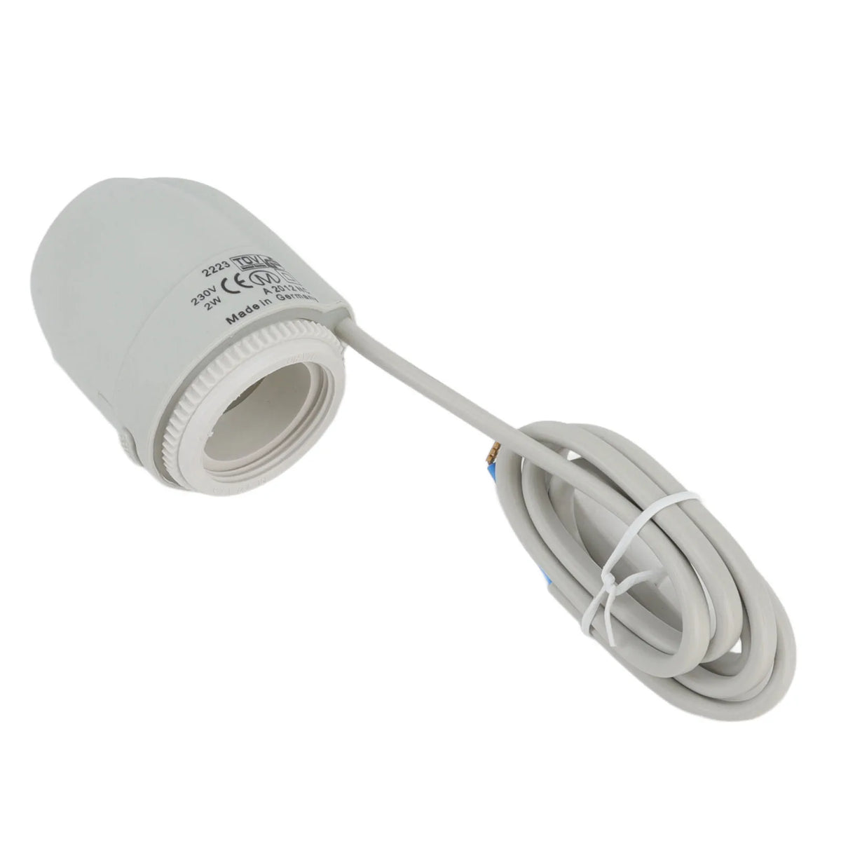 Electric Thermal Actuator IP54 Waterproof PC Easy To Install Thermoelectric Actuator 2W Closed 230V for Ground Heating HIP
