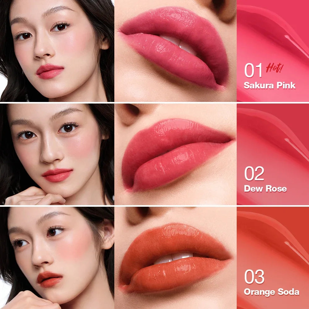 O.TWO.O Waterproof Lip & Cheek Tint – Multi-Use Blush Gloss Lip & Cheek Tint HIP