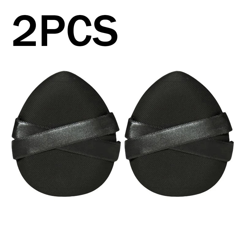 1/2PCS Not Eat Foundation Makeup Sponge Puff Dry Wet Dual-use Soft Cotton Air Cushion Leather Surface Powder Puff Makeup Tools HIP 2PCS