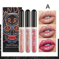 Dragon Ranee 3-Pc Glitter Lip Gloss Set – Metallic Matte Glaze Lip Gloss Set HIP A