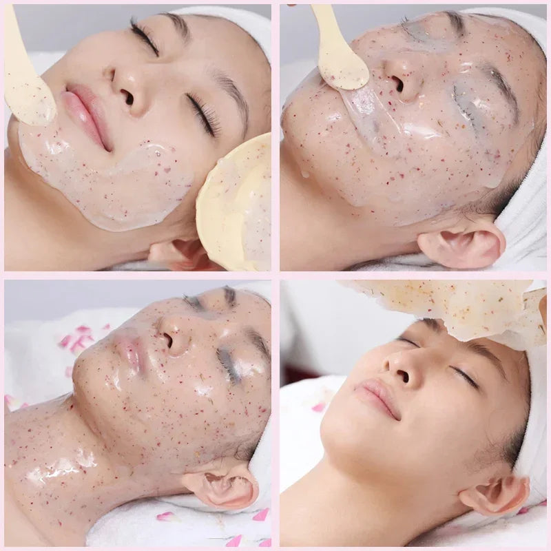 Rose Collagen Hydro Jelly Mask Powder – DIY Peel-Off Face Mask Peel-Off Face Mask HIP