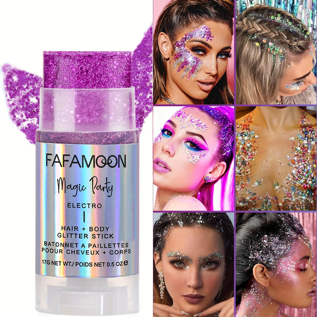 Holographic Body Glitter Stick – Face, Hair & Eye Shimmer Body Glitter Stick HIP