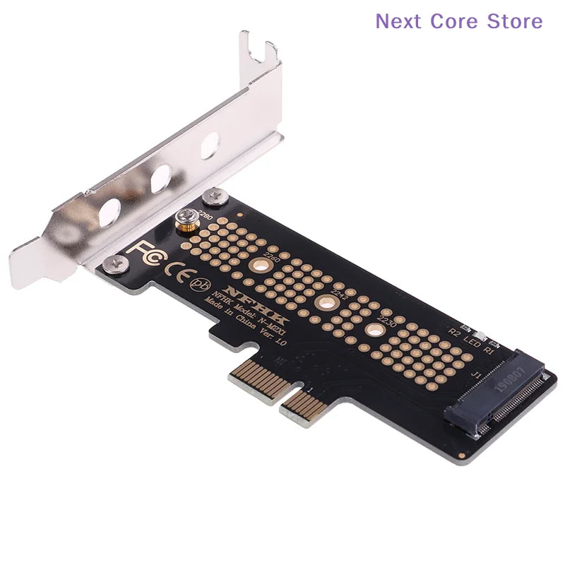 NVMe M.2 NGFF SSD to PCIe X1 Adapter Card with Bracket PCIe SSD Adapter HIP