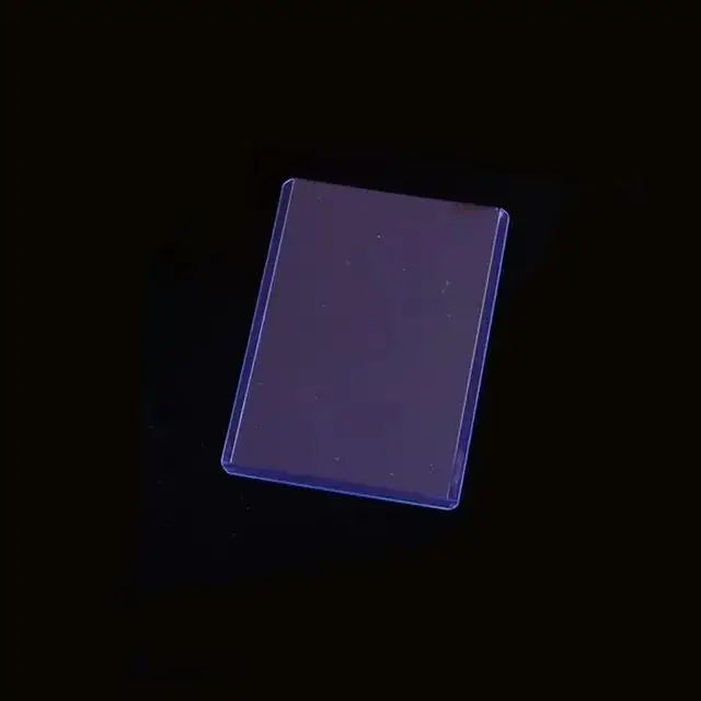Hard Plastic Card Sleeves – Top Loading Clear Card Protectors Card Sleeve Protectors HIP 1pcs Blue