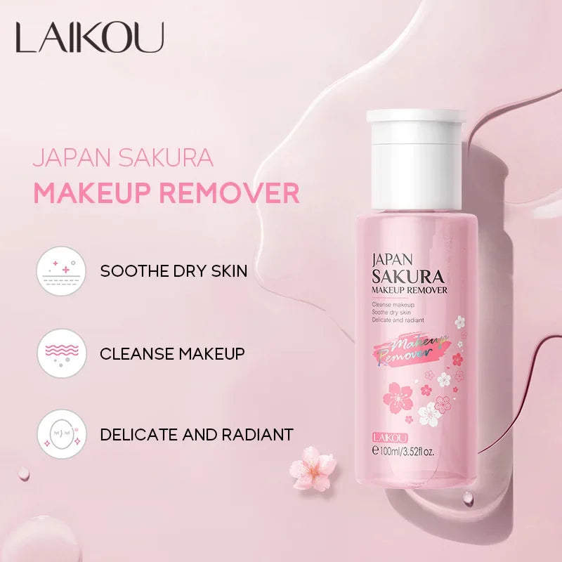 LAIKOU Sakura Micellar Makeup Remover Water 100ml Micellar Makeup Remover HIP