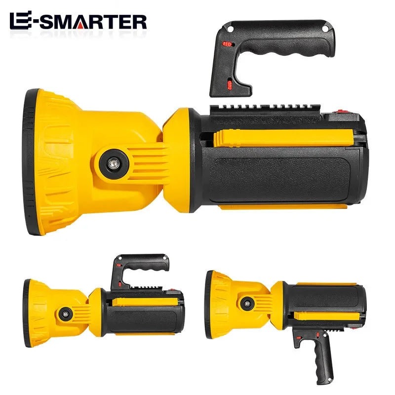 ESMARTER 15W LED Patch Flashlight – Rechargeable Searchlight LED Flashlight HIP