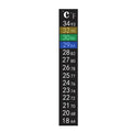 1-5Pcs Stick-on Sticker Thermometers Digital Aquarium Fish Tank Fridge Thermometer Sticker Measurement Temperature Sticker Tools HIP 18-34 Degree 1Pcs