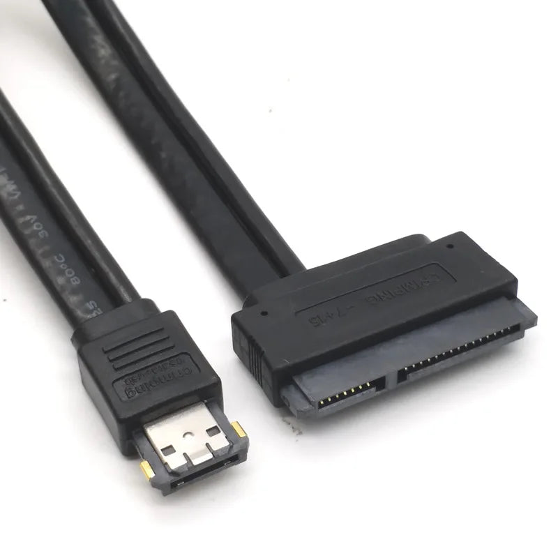 eSATA USB Combo to 22-Pin SATA Cable Adapter | 2.5" HDD HDD Adapter Cable HIP