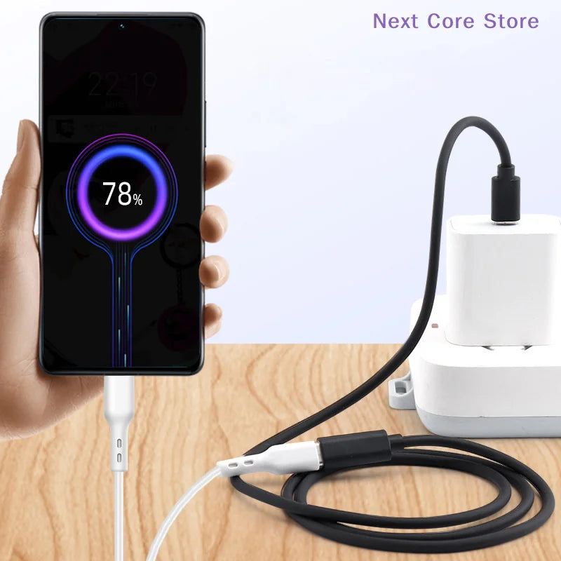USB-A to USB-C Female Extension Cable – 6A Fast Charging USB Extension Cable HIP