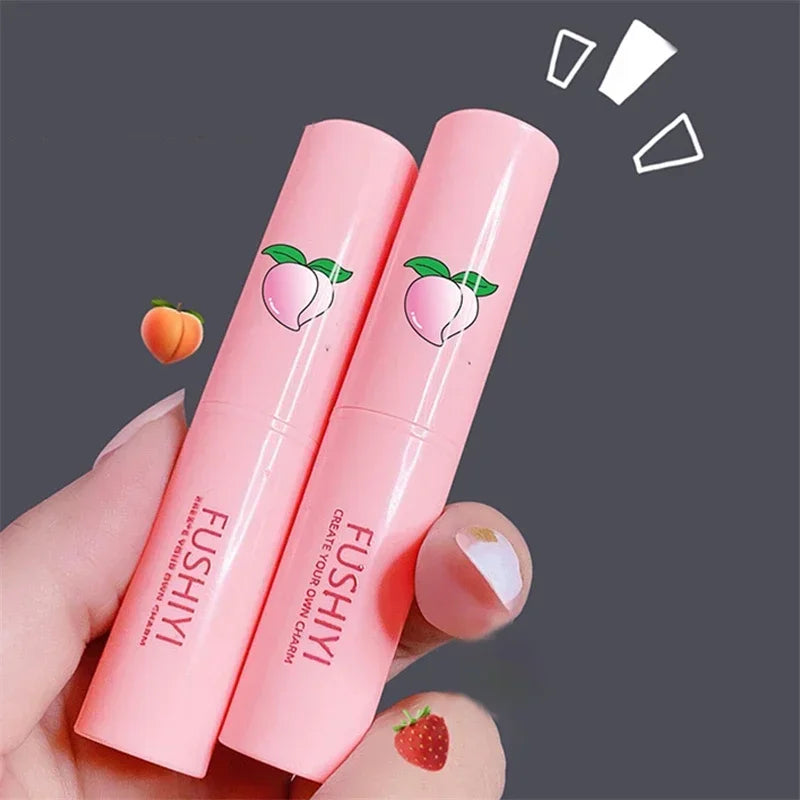 Peach Lip Balm Colorless Long-lasting Moisturizing Lipstick Temperature Change Color Lipgloss Anti-drying Hydration Lip Care HIP