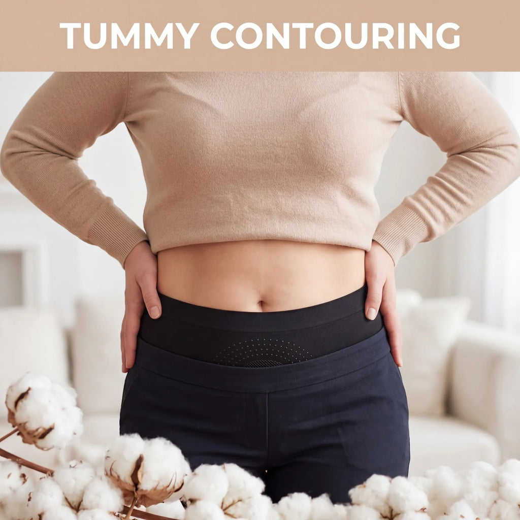 Zeriluna Honeycomb High Waist Tummy Control Pants – Women Shaping Pants HIP