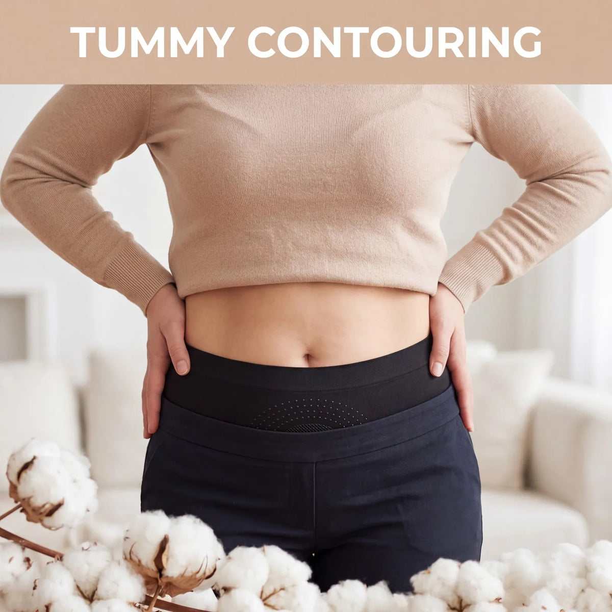 Zeriluna Honeycomb High Waist Tummy Control Pants – Women Shaping Pants HIP