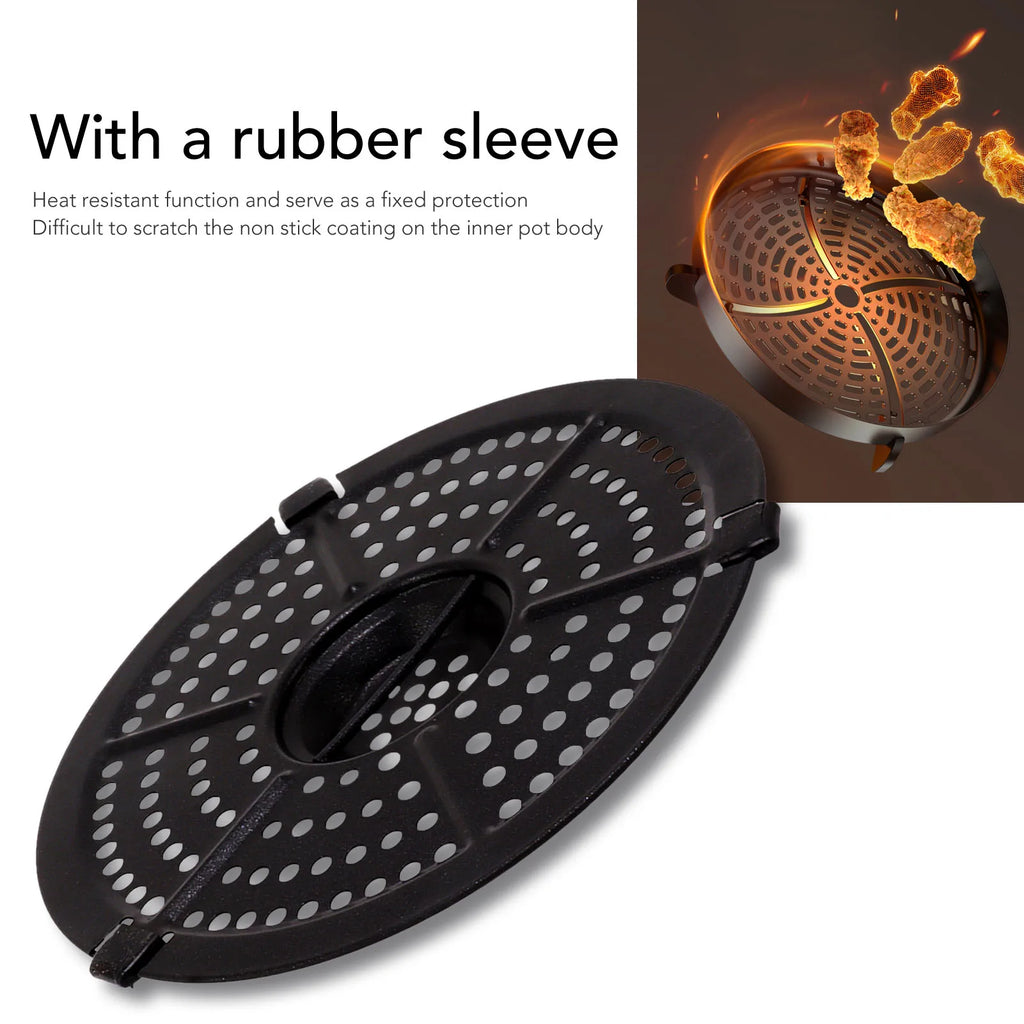 15.5cm 6.1 Inch Fryer Replacement Grill Pan Non Stick Fryer Replacement Crisper Plate Fryer Crisper Plate Fryer Replacement Part HIP
