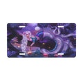 Anime Girl Butterfly Aluminum Vanity License Plate 6x12" Vanity License Plate HIP 1