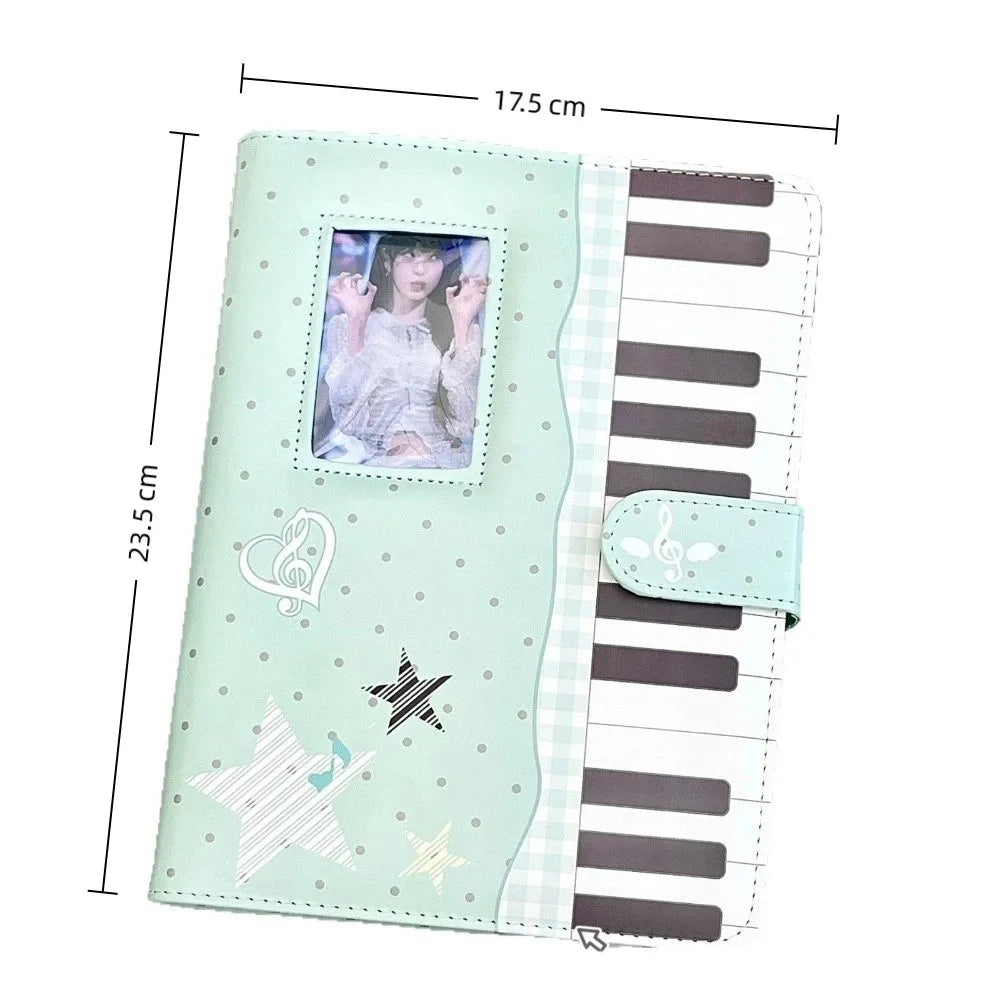 A5 Polka Dot PU Leather Binder Notebook – Loose Leaf Journal Binder Notebook HIP