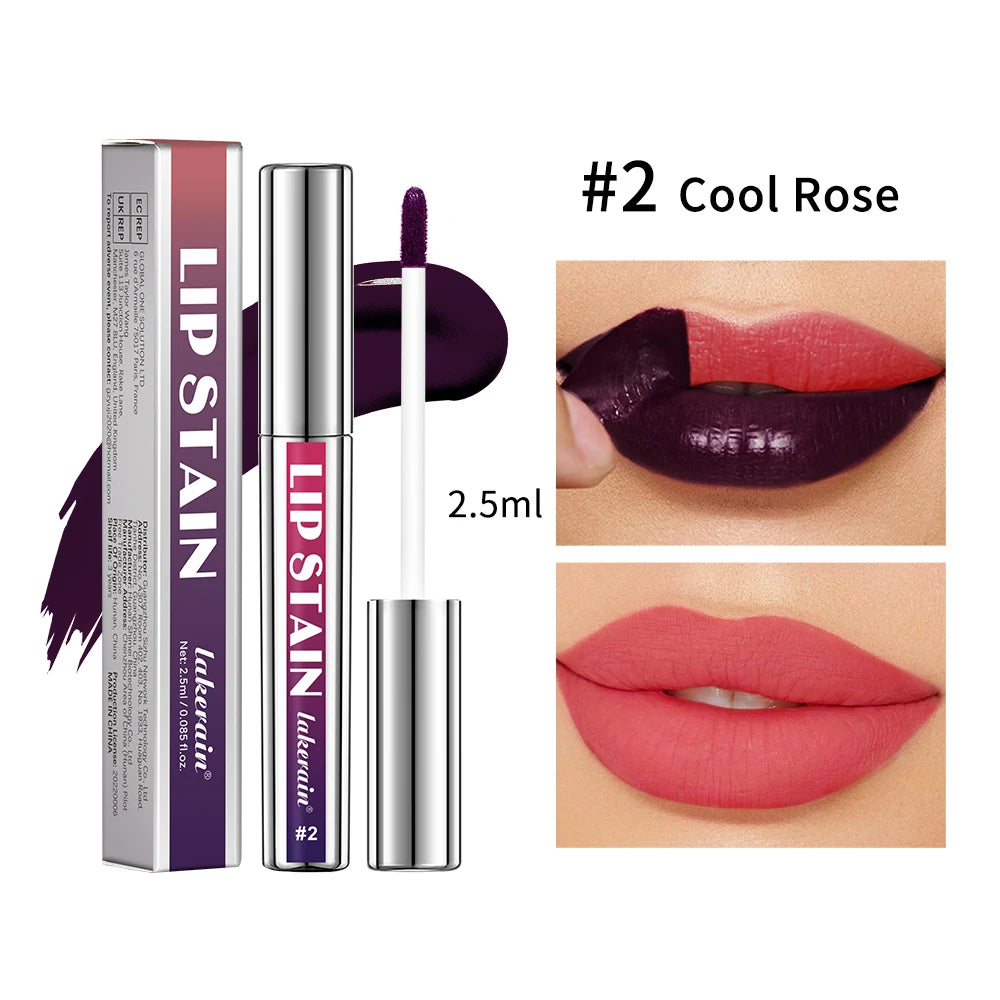 Peel Off Lip Stain Waterproof Long Lasting Pink Lip Tint Transfer Proof Non-stick Cup 3 Colors Lip Stain Women's Cosmetics HIP Color2