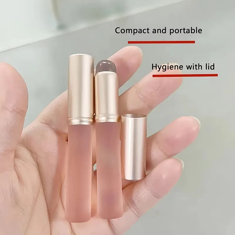 RUZOFO Silicone Lip Brush – Pro Round Head Lipstick Applicator Lip Applicator Brush HIP