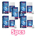Jaysuing False Tooth Cleaning Tablets Denture Cleaning Tablets Removes Odor Orals Cleaning Retainer Cleaner Fresh Breath HIP 5pcs