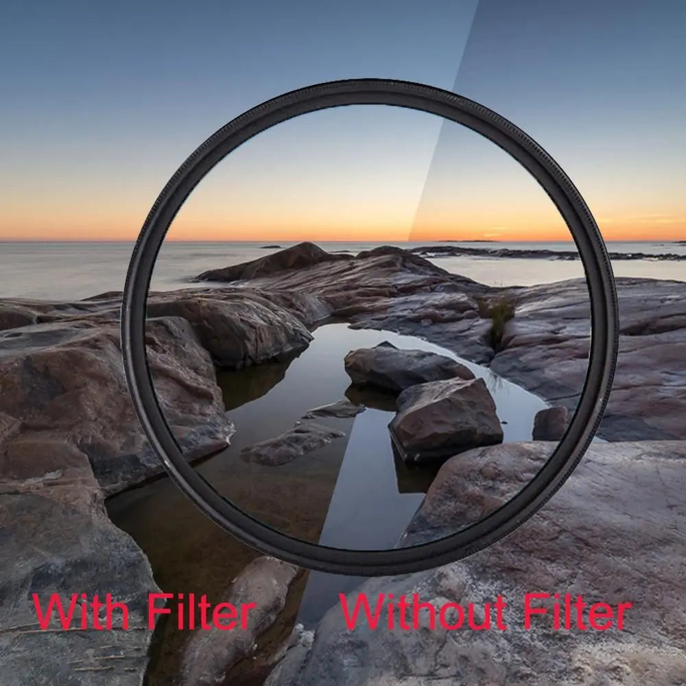 CPL Polarizing Lens Filter 37–82mm | Canon Nikon Sony DSLR Camera Lens Filter HIP