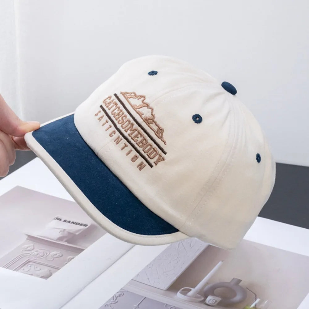 Korean Short Brim Baseball Cap – Unisex UV Trucker Hat Baseball Cap HIP