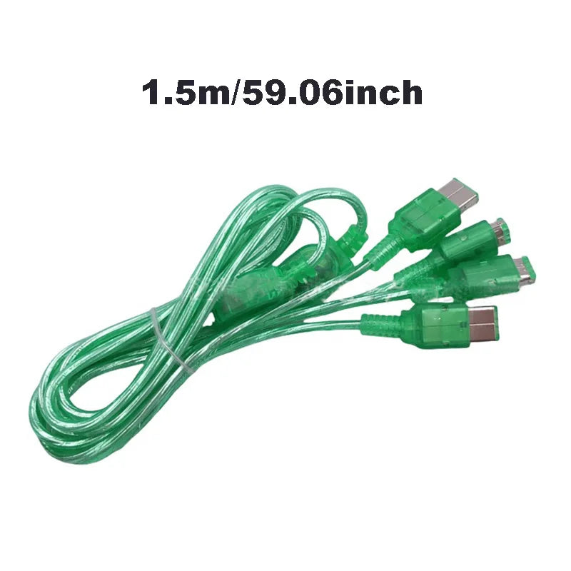 4-Player Link Cable Splitter for Nintendo Game Boy GBC GBP Game Console Cable HIP